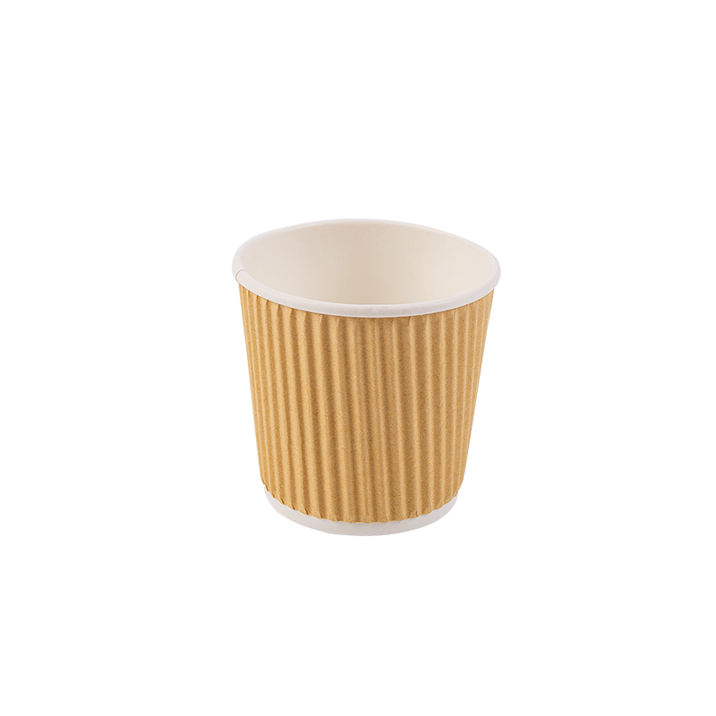 4oz Disposable Biodegradable Corrugated Paper Cups