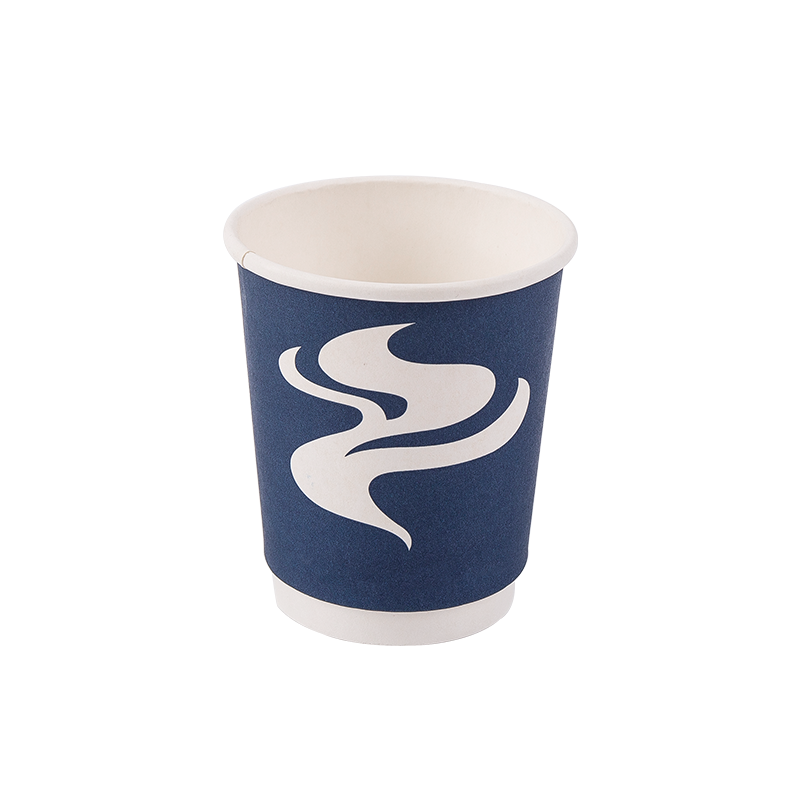 8oz Disposable Biodegradable Double-layer Paper Cup
