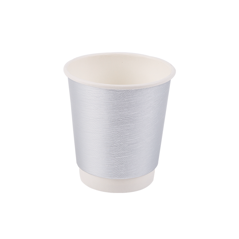 8oz Disposable Biodegradable Double-layer Paper Cup