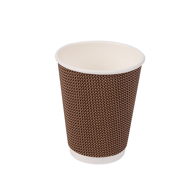 12oz Disposable Biodegradable Corrugated Paper Cups