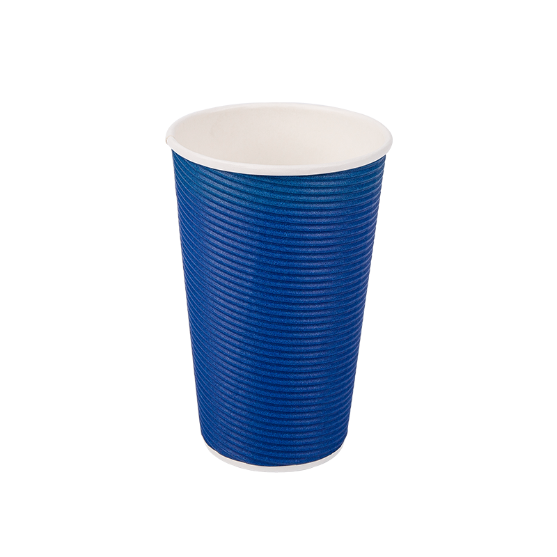 16oz Disposable Biodegradable Corrugated Paper Cups