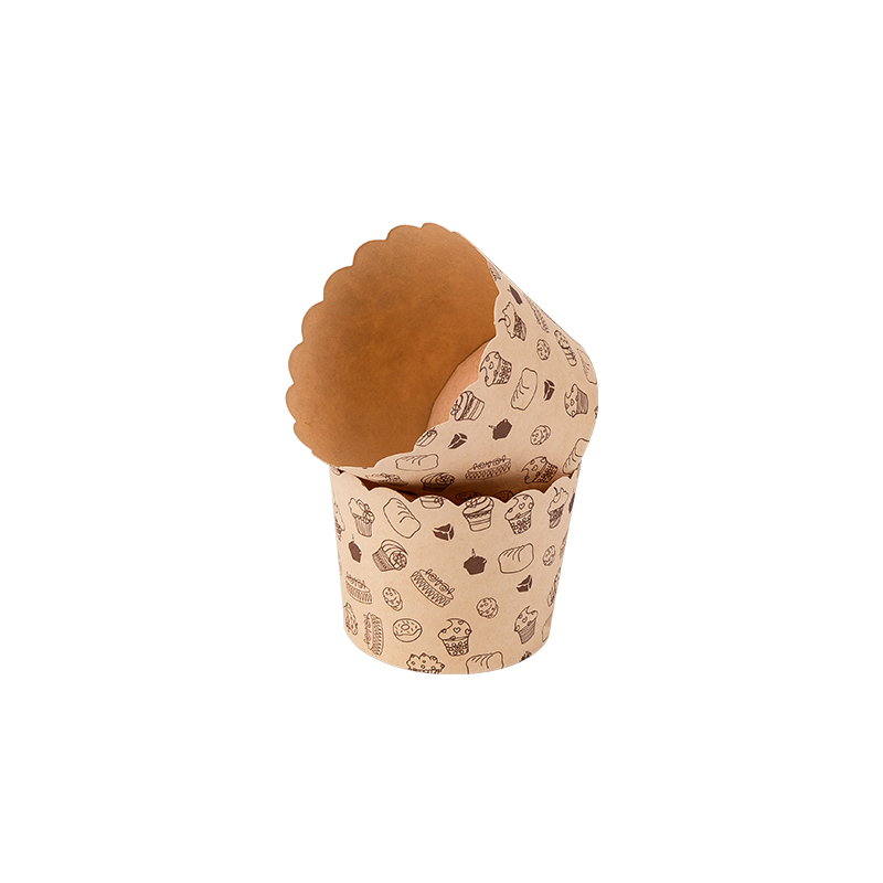 Mga Maliit na Disposable Biodegradable Cake Cup