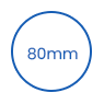 80mm Disposable PP Cup Takip icon