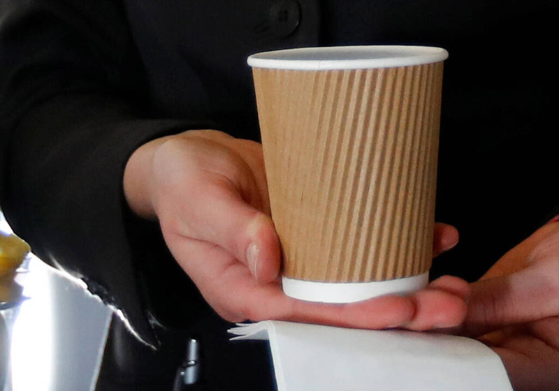 Mga Disposable Biodegradable Corrugated Paper Cup